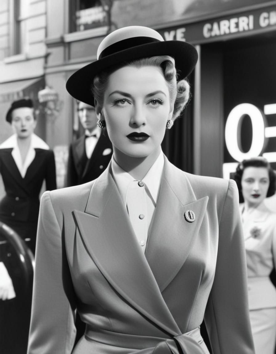 Velvet Vee: Jazz Singer in 1940s Glamour