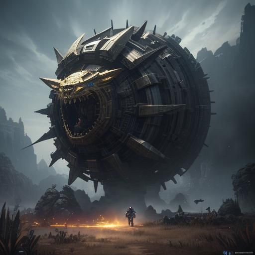 Epic Automotive Scene in 3D Game Style