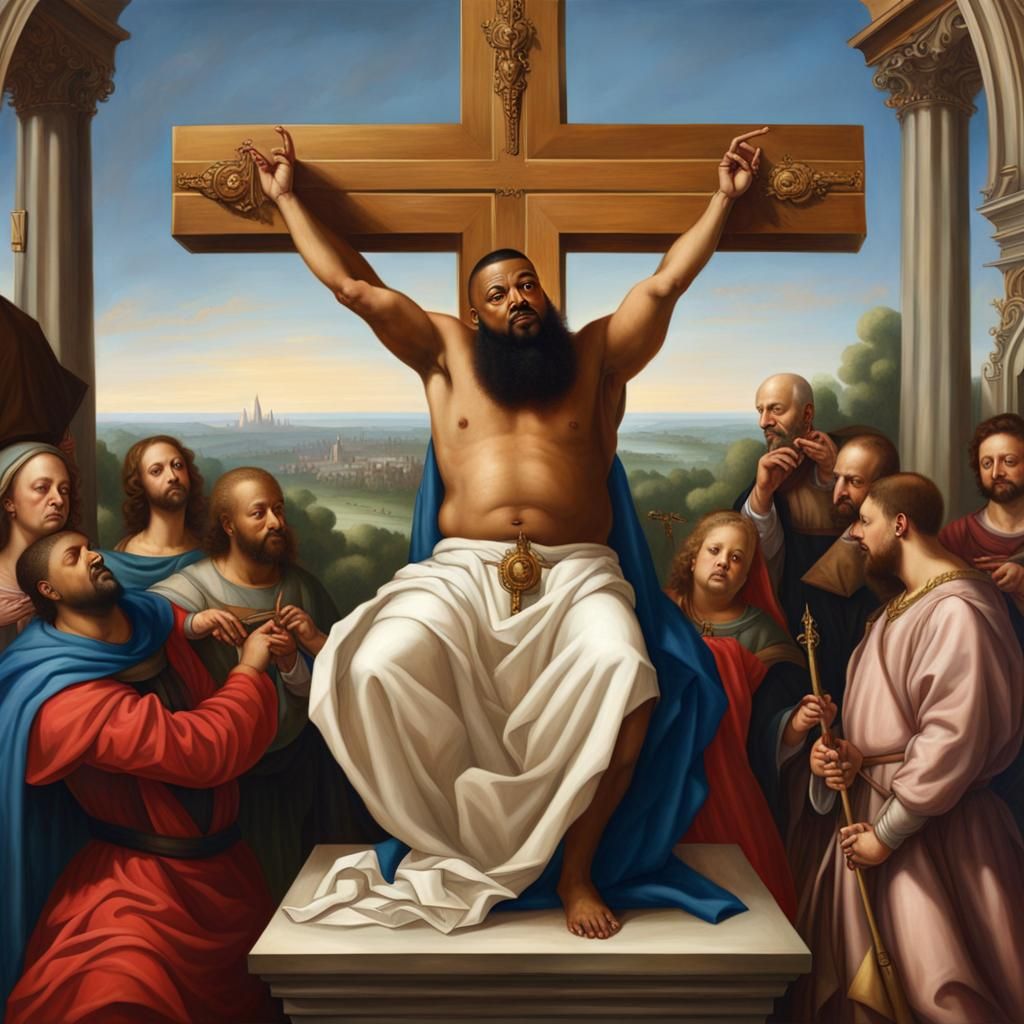 DJ Khaled as Renaissance Religious Icon