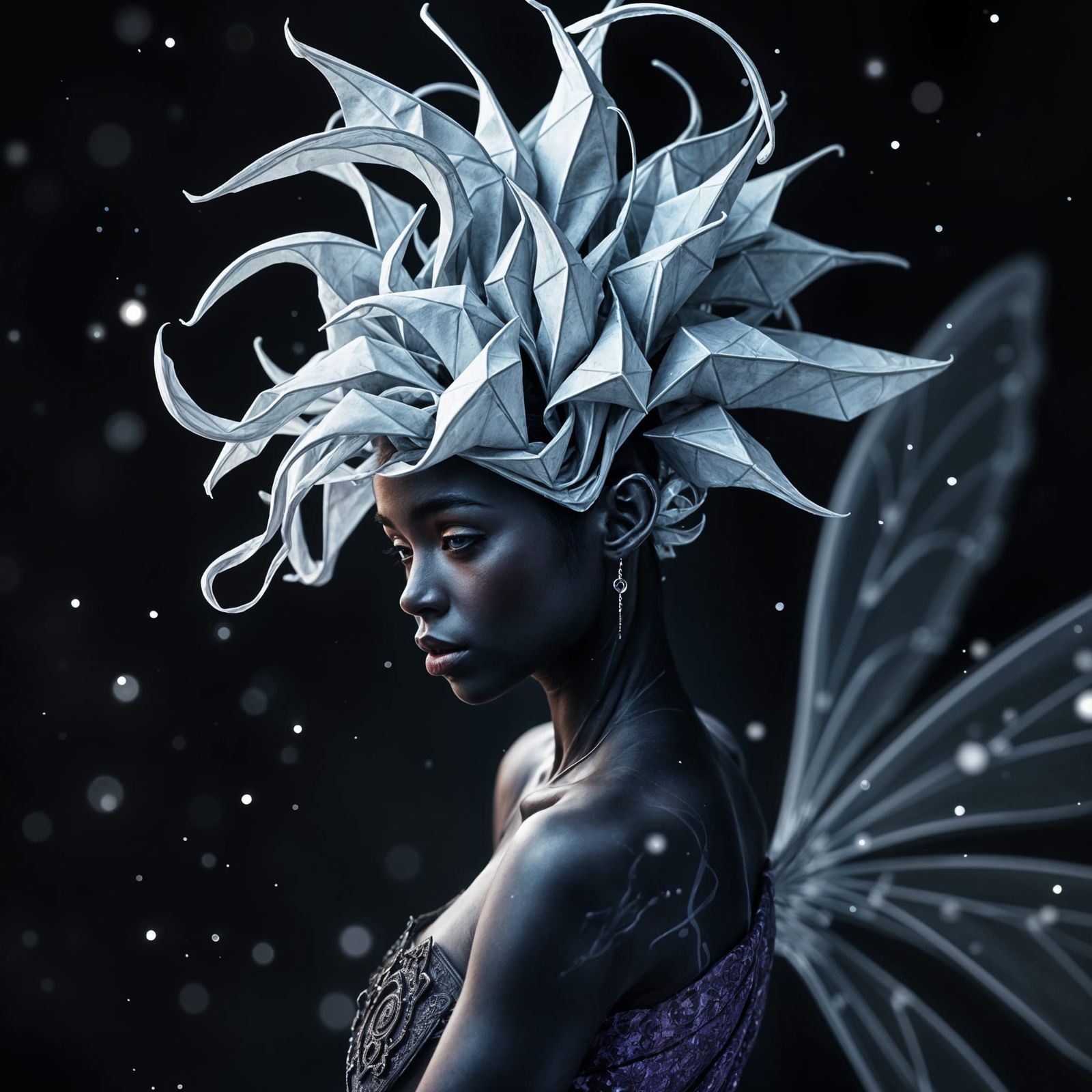 Cosmic Fairy in Digital Matte Painting