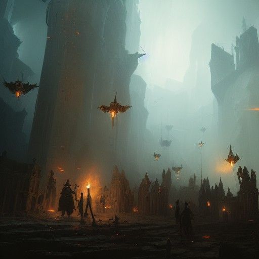 Dark Fantasy Dungeons and Dragons Concept Art