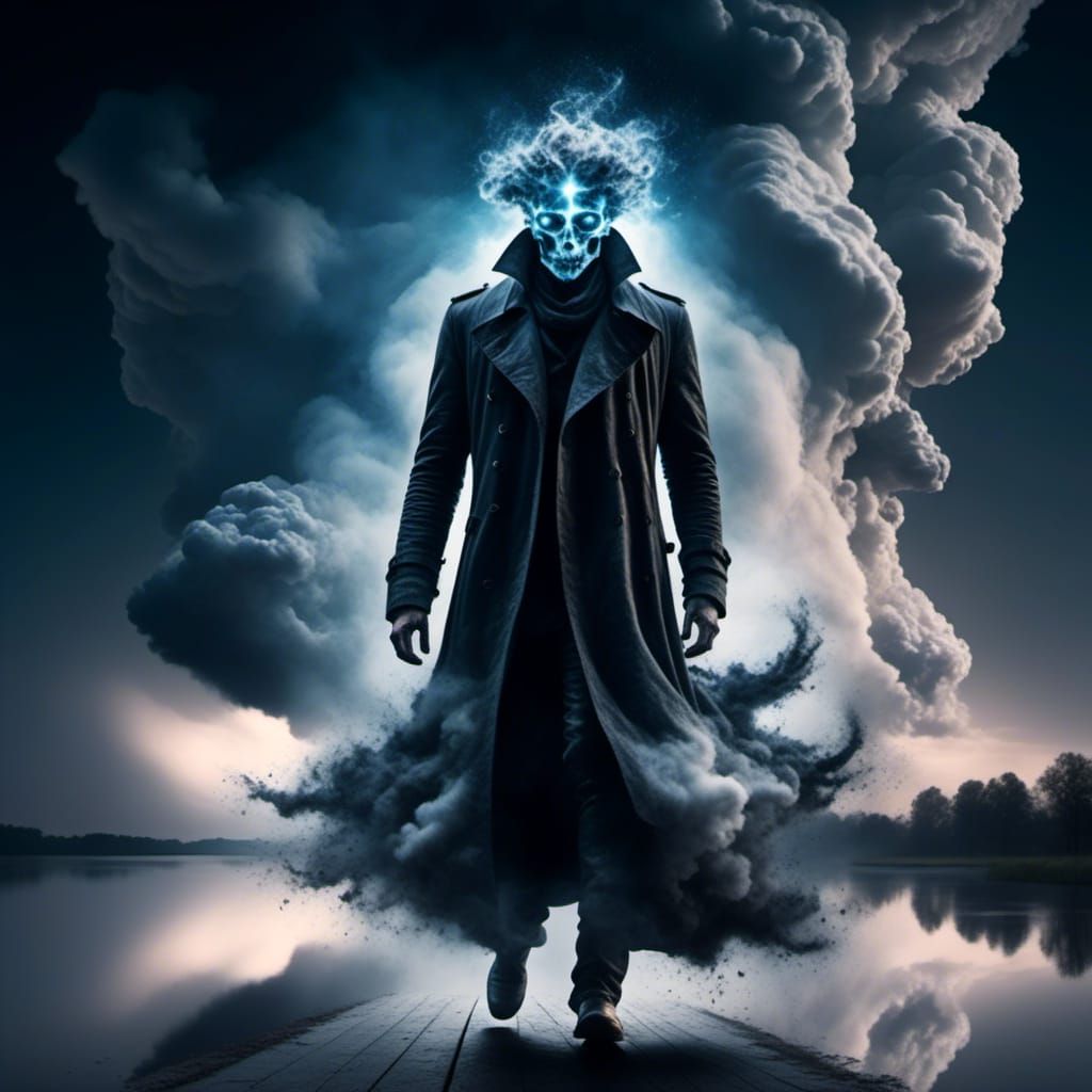 Astral Cloud Being in Mystical Fantasy Art