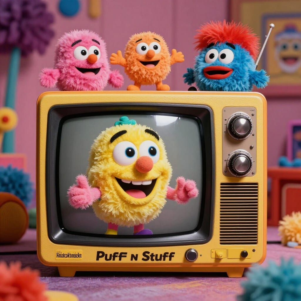 HR Puff n Stuff Set Photorealistic Recreation