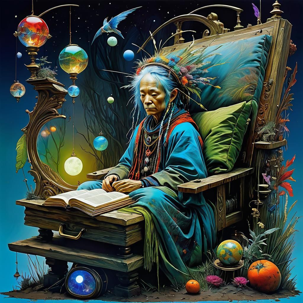 Surreal Insomnia in Mixed Artistic Styles