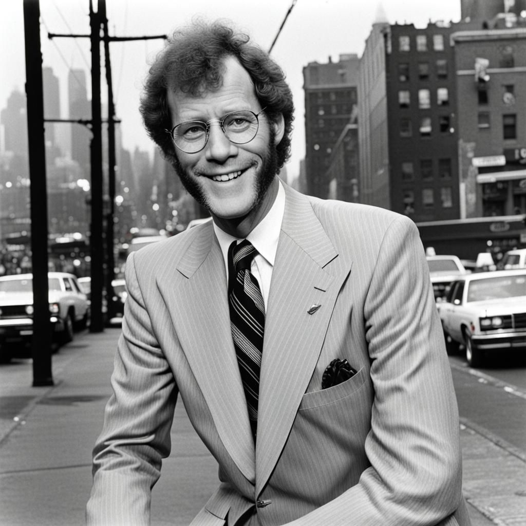 David Letterman in the 1980s