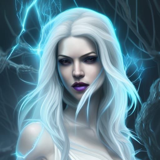 Killer Frost: Dark Fantasy Concept Art in 8K