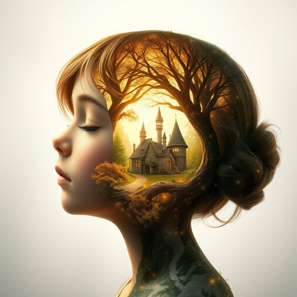 A Little Girl's Fantasy Dream