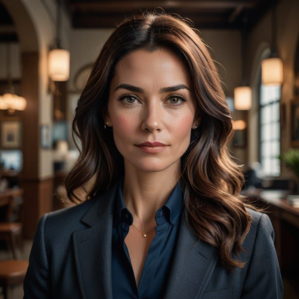 Refined Businesswoman in High-Definition Portrait