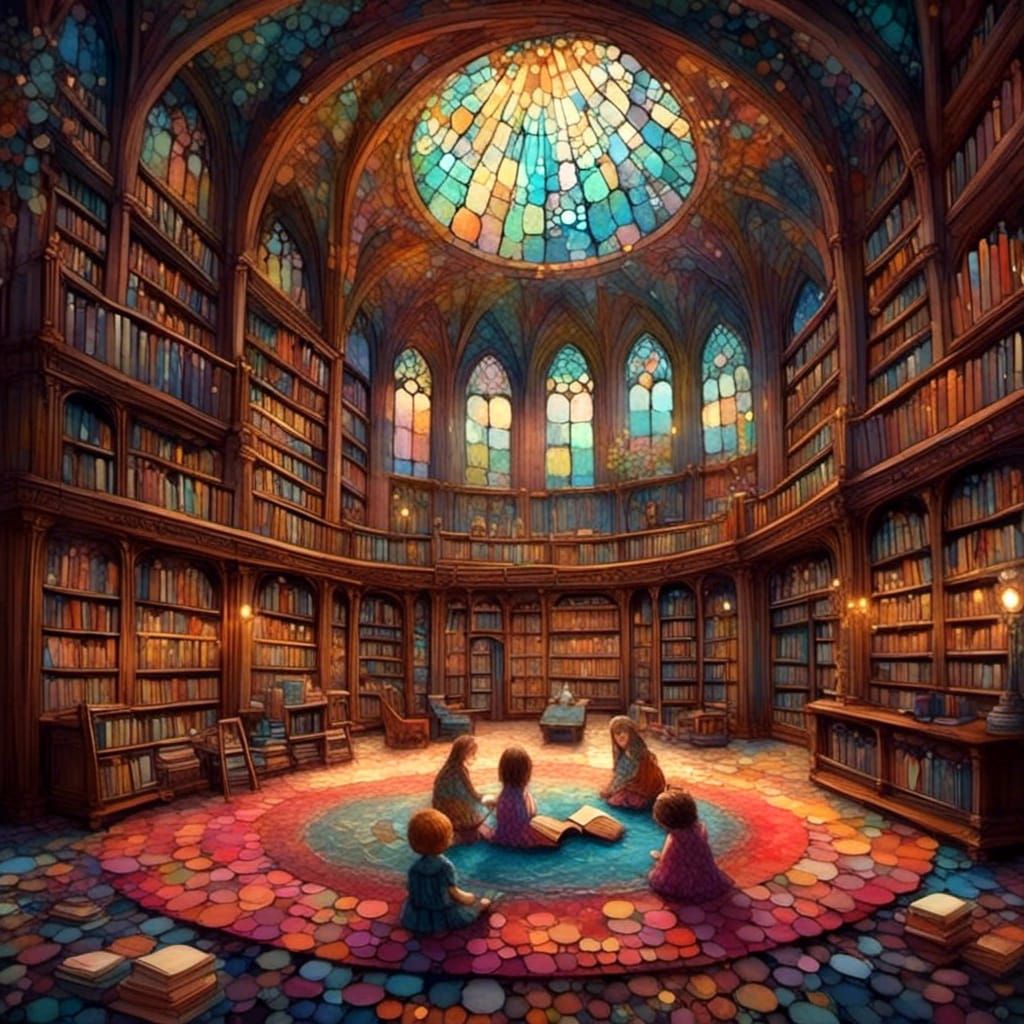 Fantasy reading room