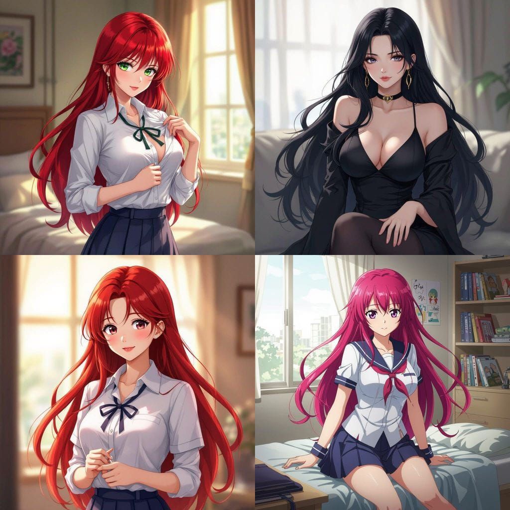 Rias Gremory Disrobing