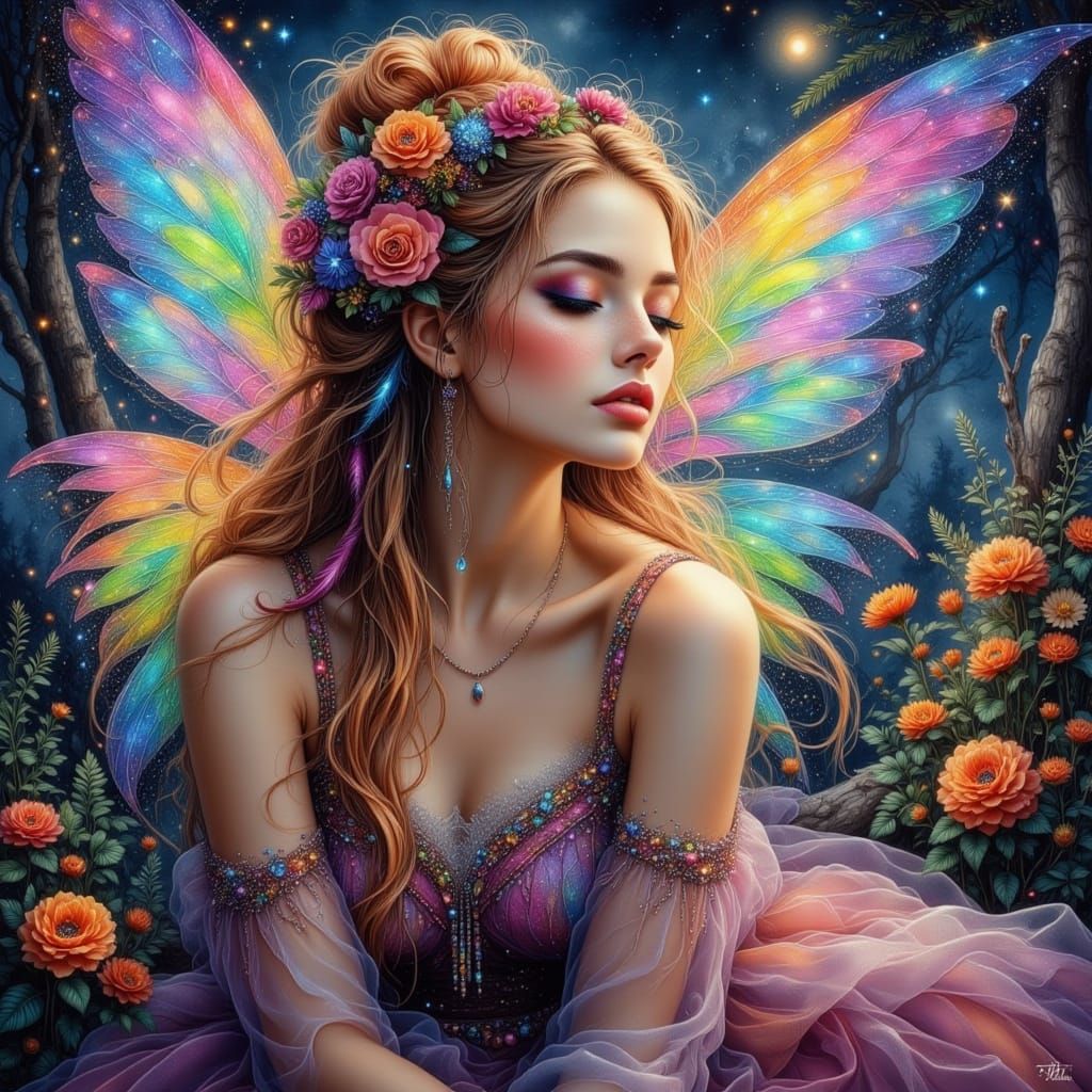 Enchanted Biopunk Goddess