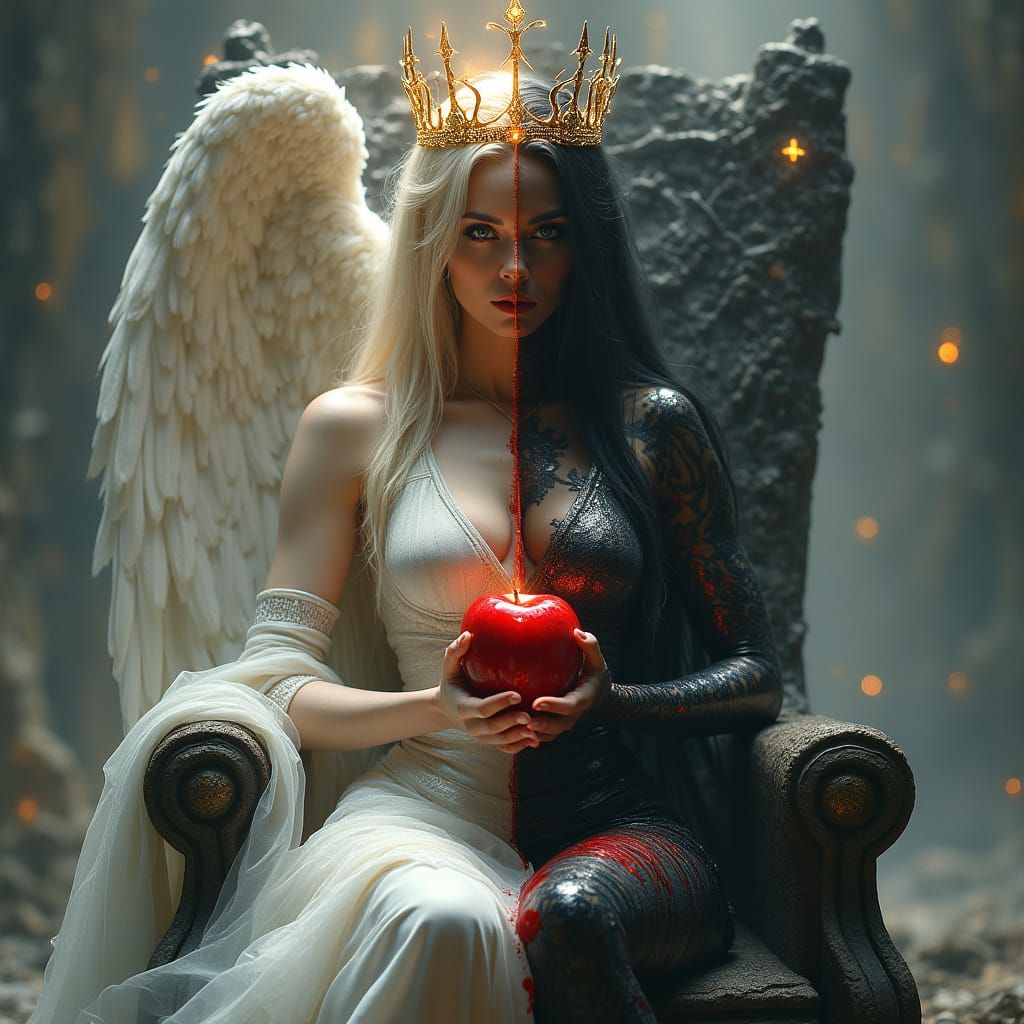 Futuristic Queen and Temptress Portrait