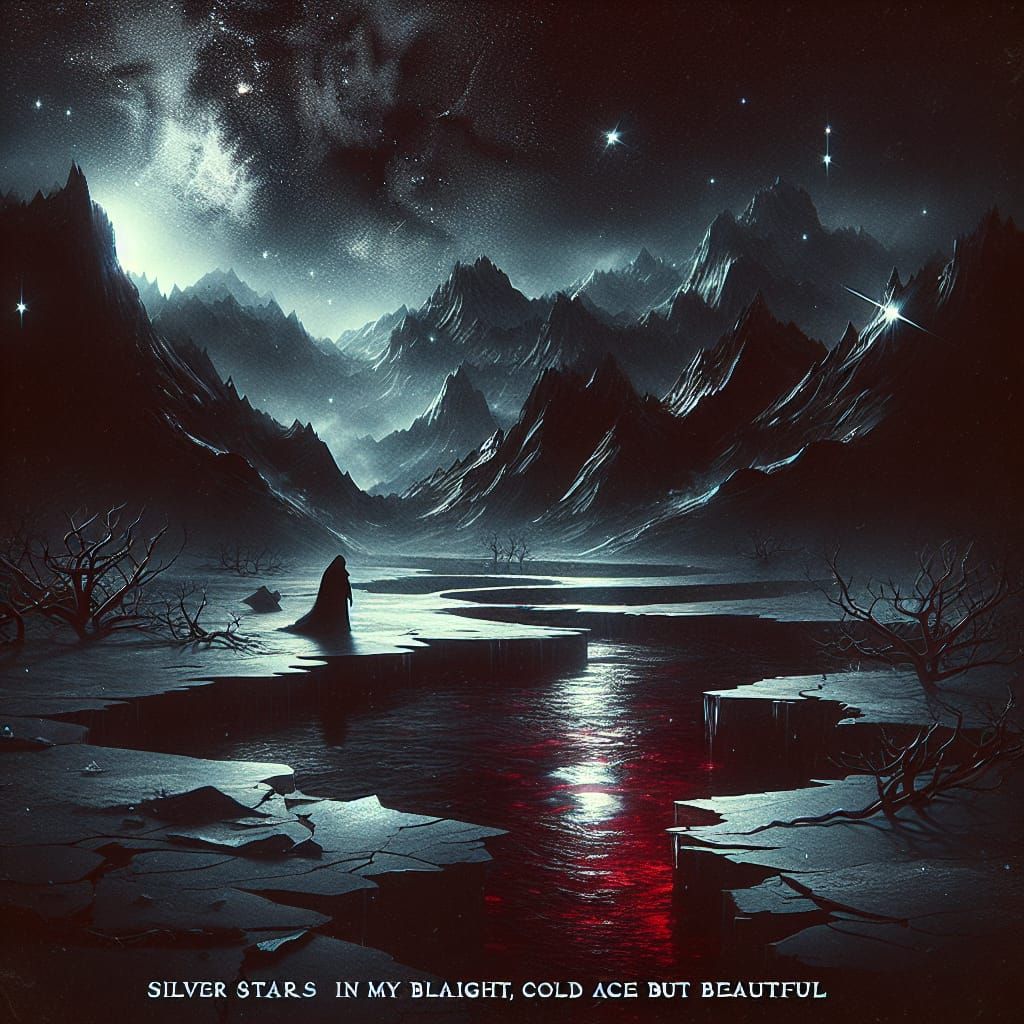 Silver stars in my black night, Cold as ice but beautiful