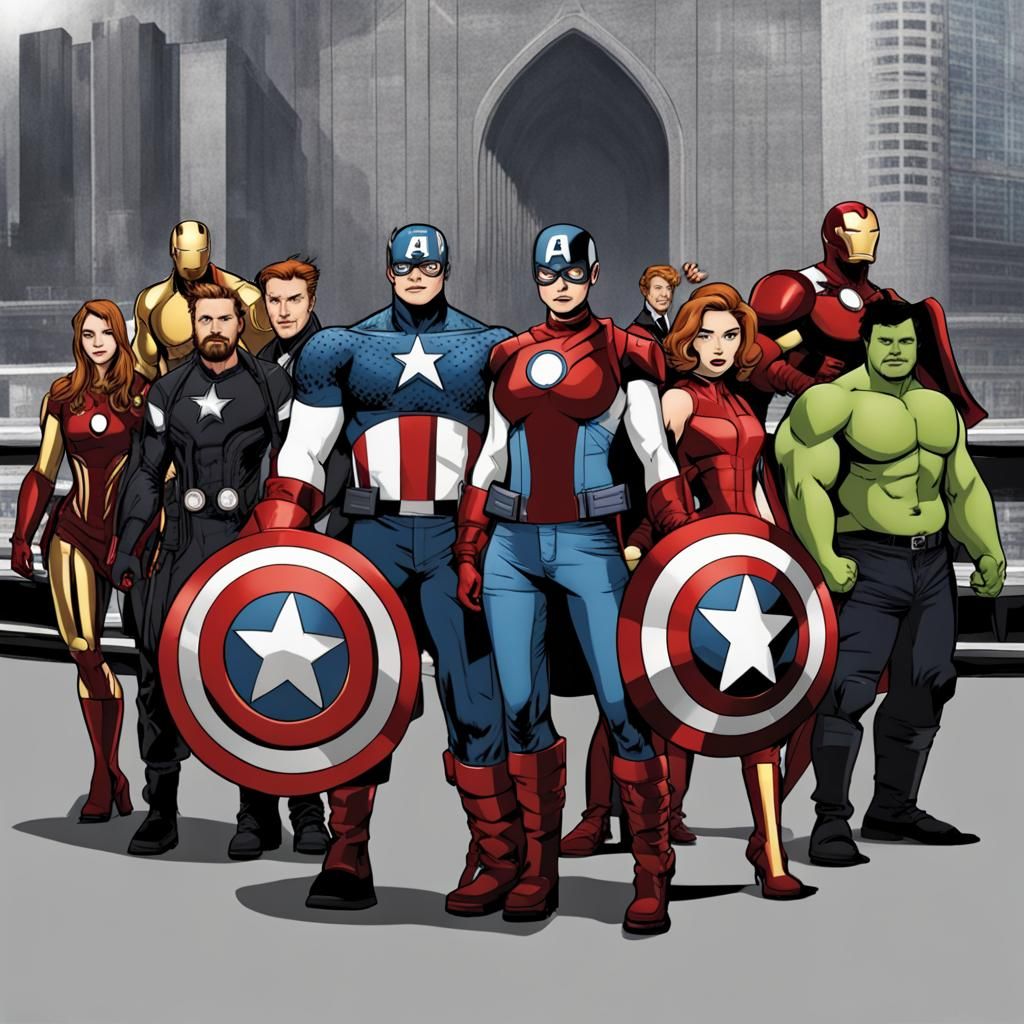 Person Reimagined as an Avengers Team Member