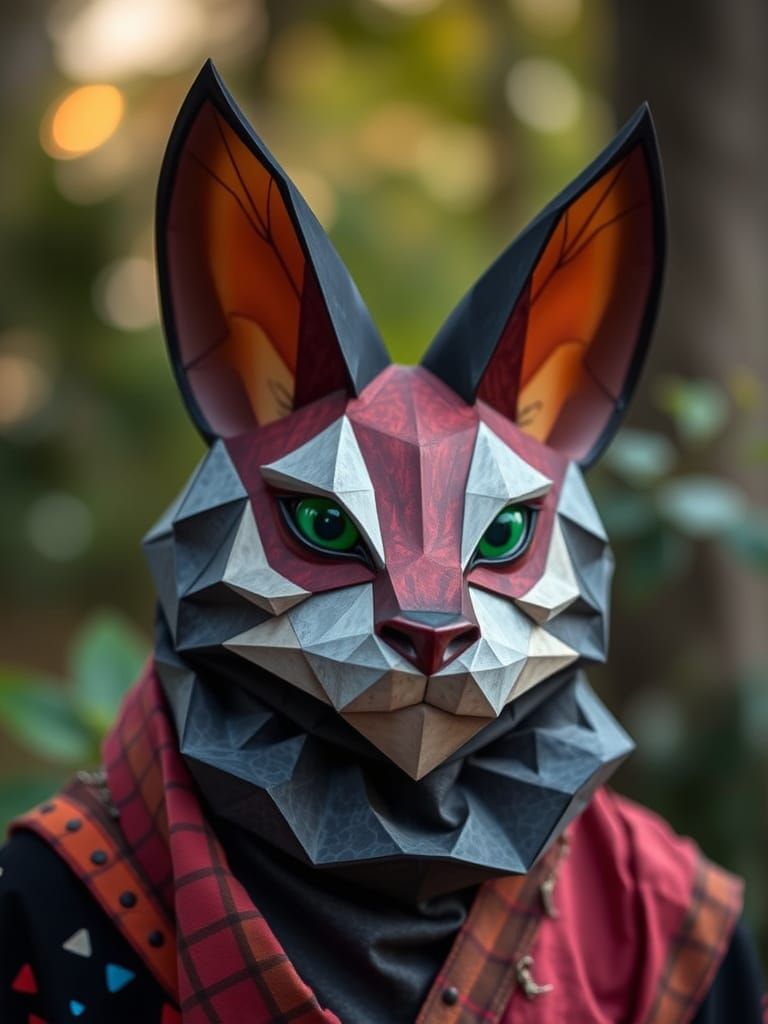 Woofly Portrait in Dulacigami