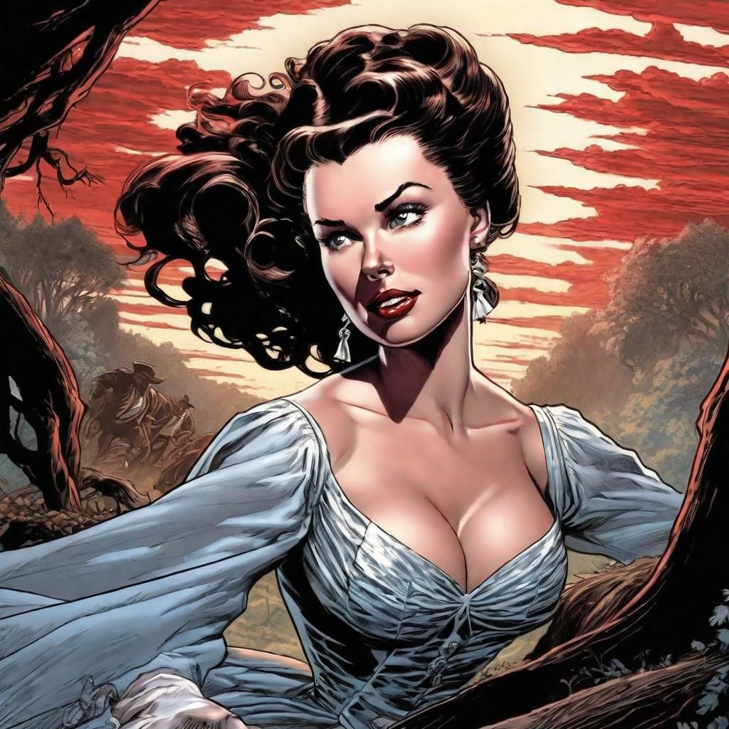 Scarlett O'Hara Whirlwind, Comic Book Art