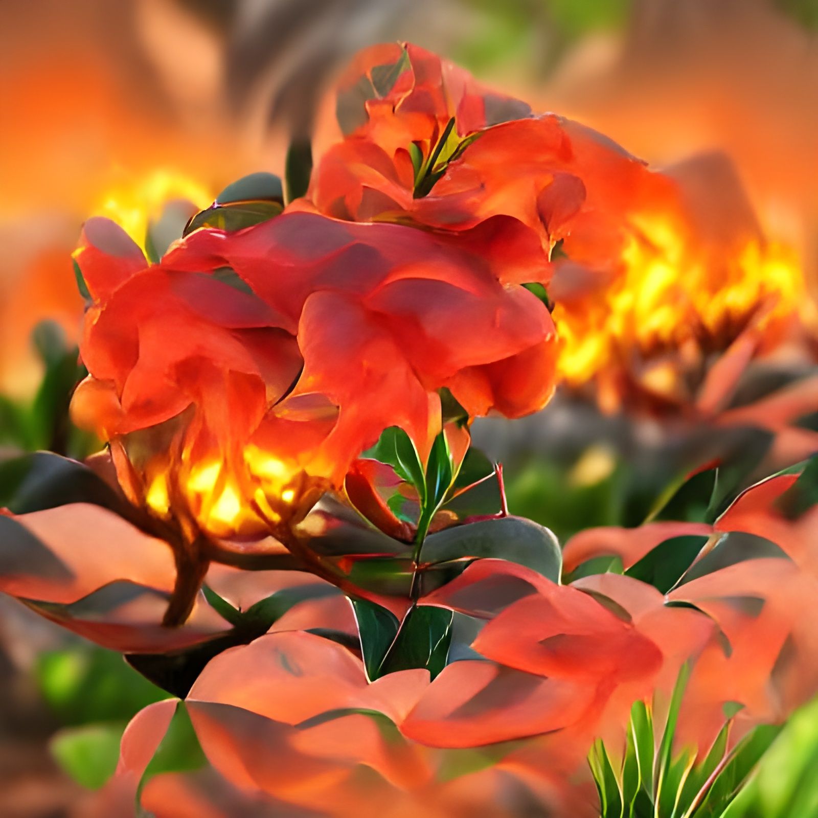Garden Landscape Concept Art in HD