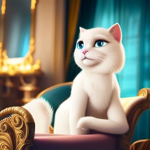 Talking Angela in Her Luxury Boudoir