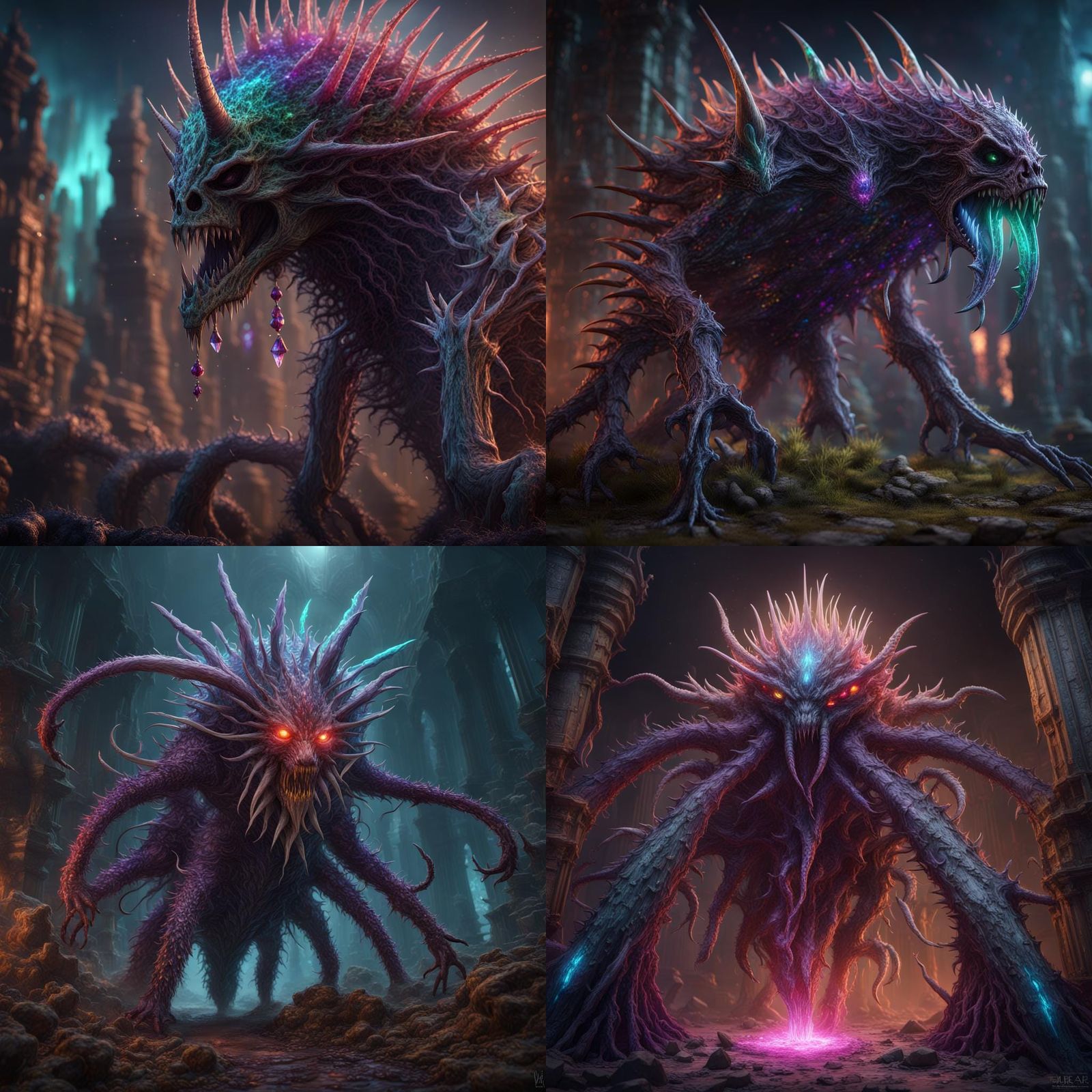 Eldritch Abomination of Void and Crystal