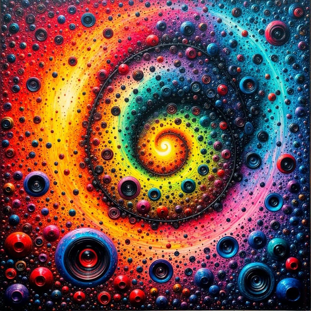 Swirling Patterns in Vibrant Abstraction