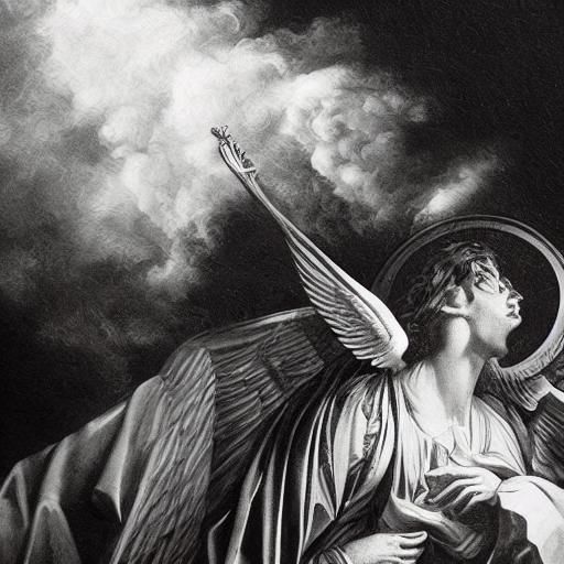 Angel Stabbing St. Teresa: Baroque Gothic Art