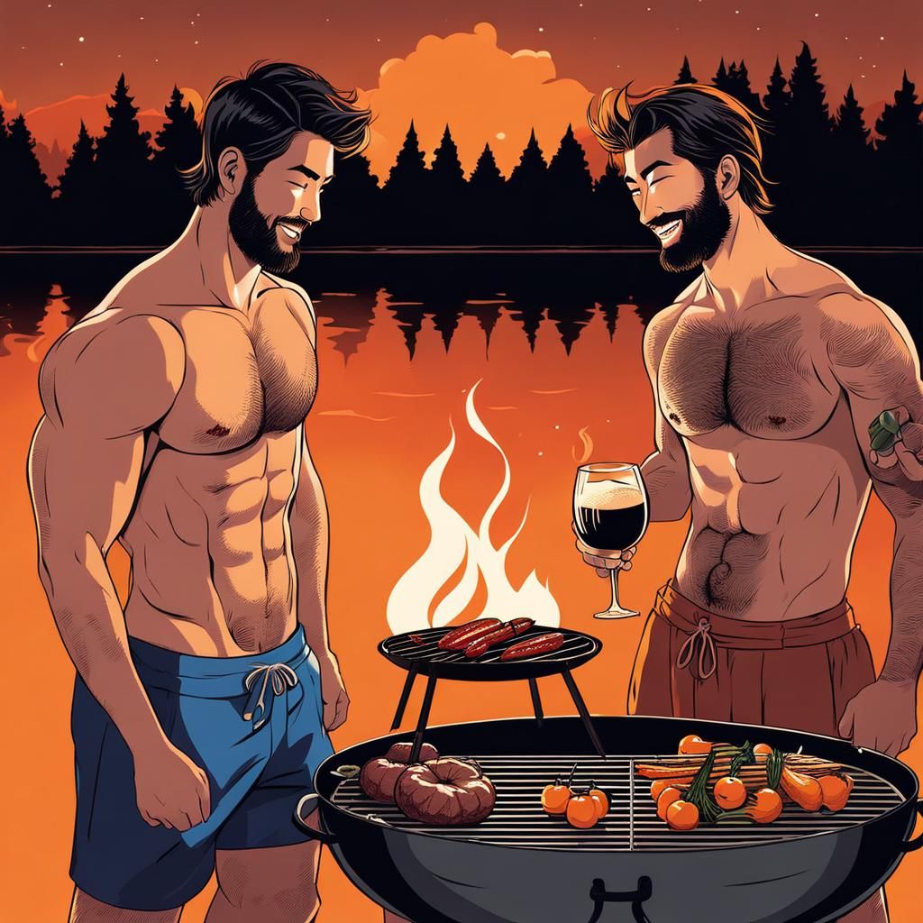 Barbecue party, manga and manhwa style (2)