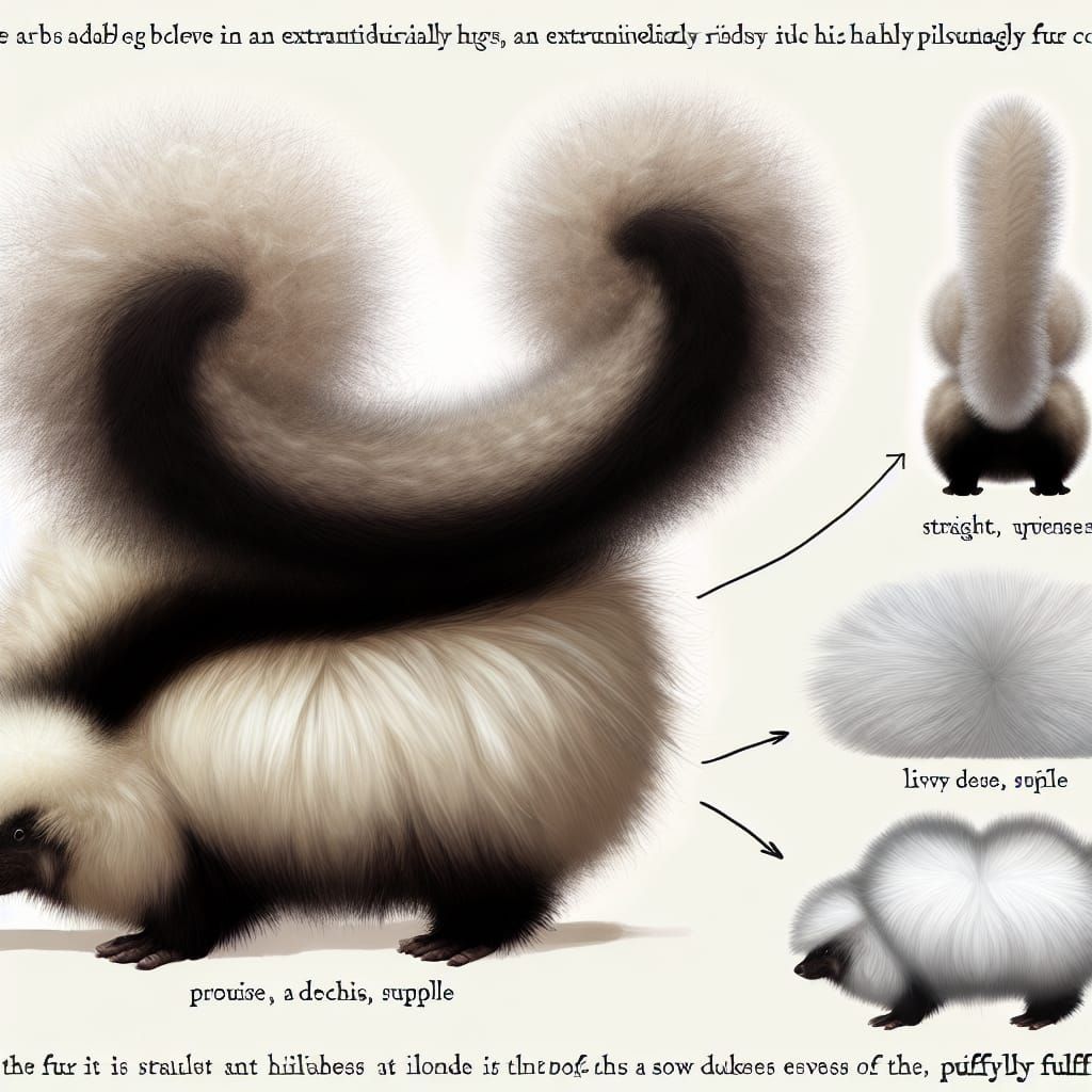 Fluffy Zerao: A Voluminous Fur Creature