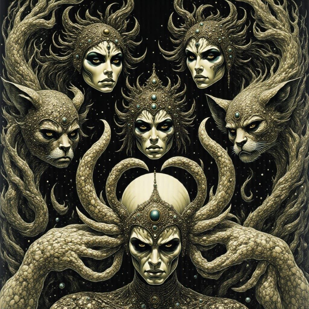 She-Hulk with Feline Features in Psychosis