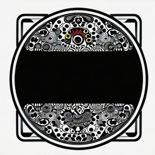 Hemp Leaf Logo in Pop Art Style