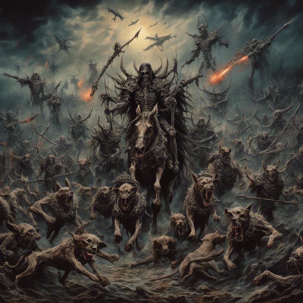 Dogs of War: A Pink Floyd Inspired Image