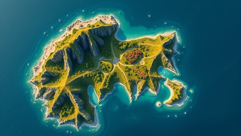 Fractal Island of the Unknown