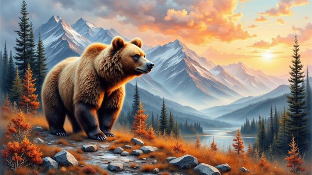 Norther BC Grizzly Bear