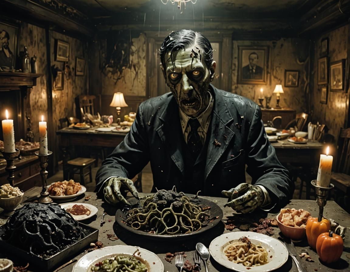 Lovecraftian Zombie Feast on Stephen King Corpse