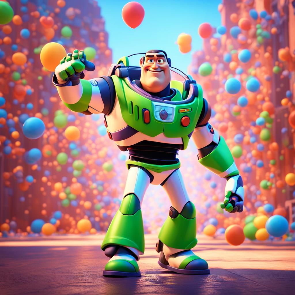 Powerful Man: 3D Art in Pixar Disney Style