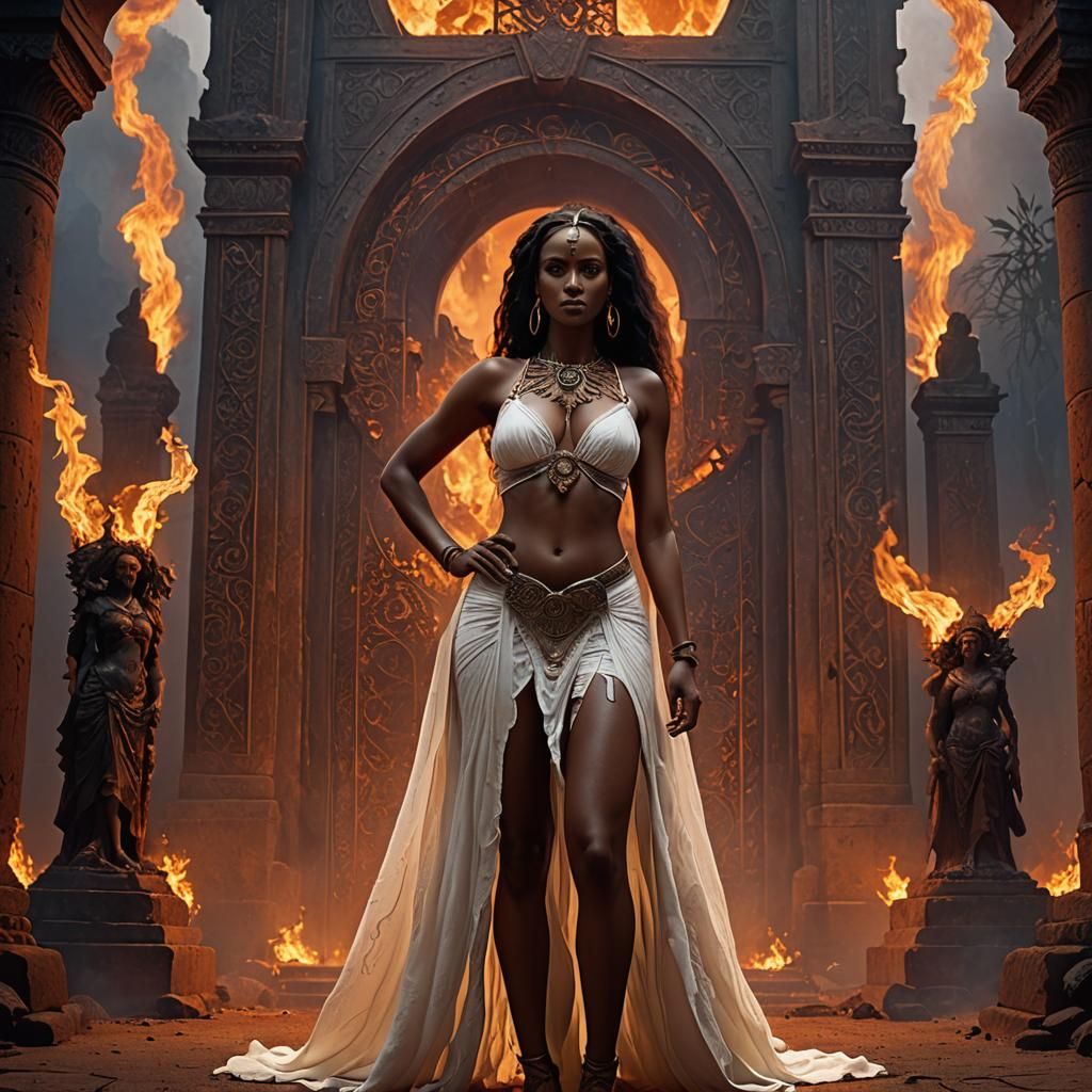 Ethiopian Woman at the Gates of Hell