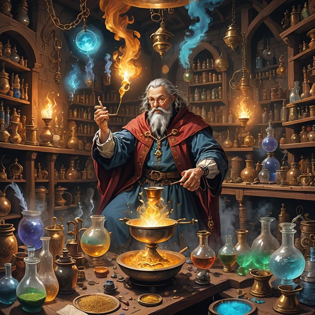 The Alchemist's experiments