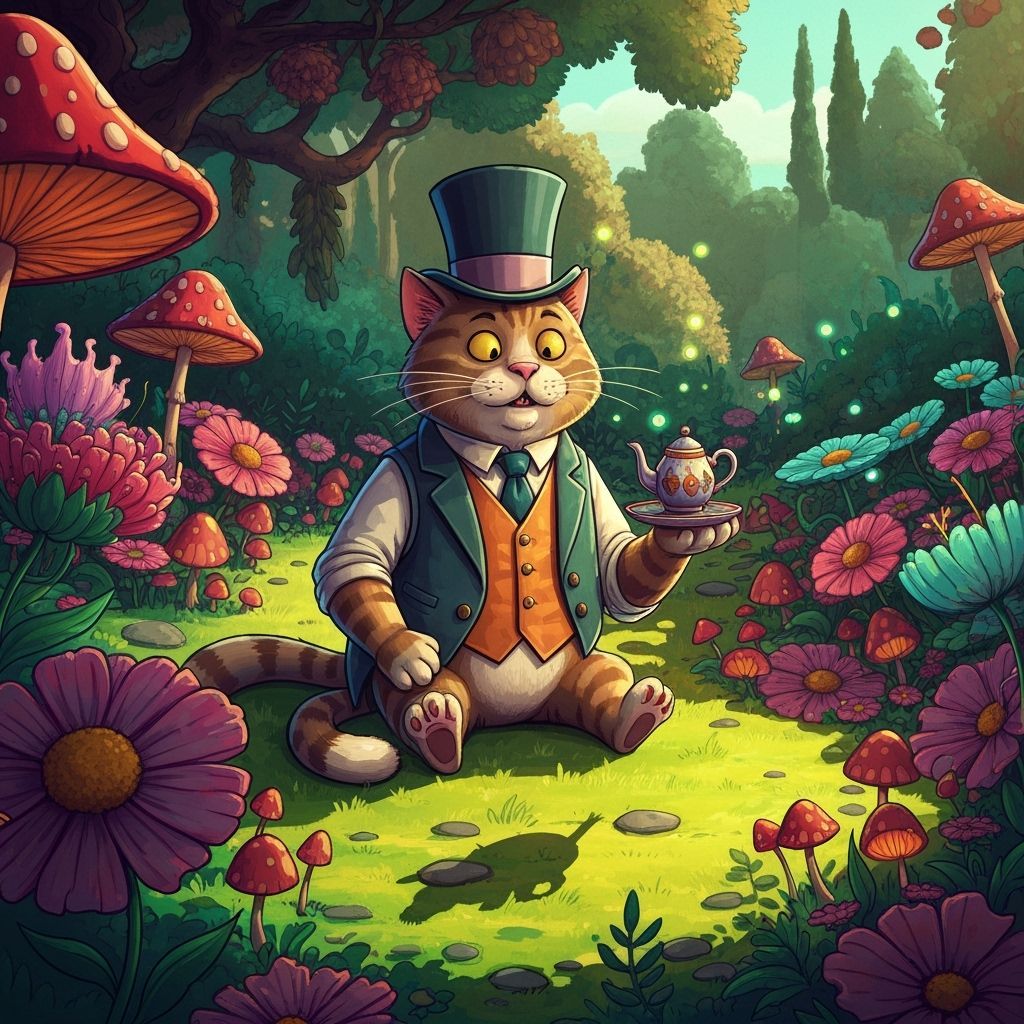 Surreal Cartoon Hand Reaching from Vintage TV