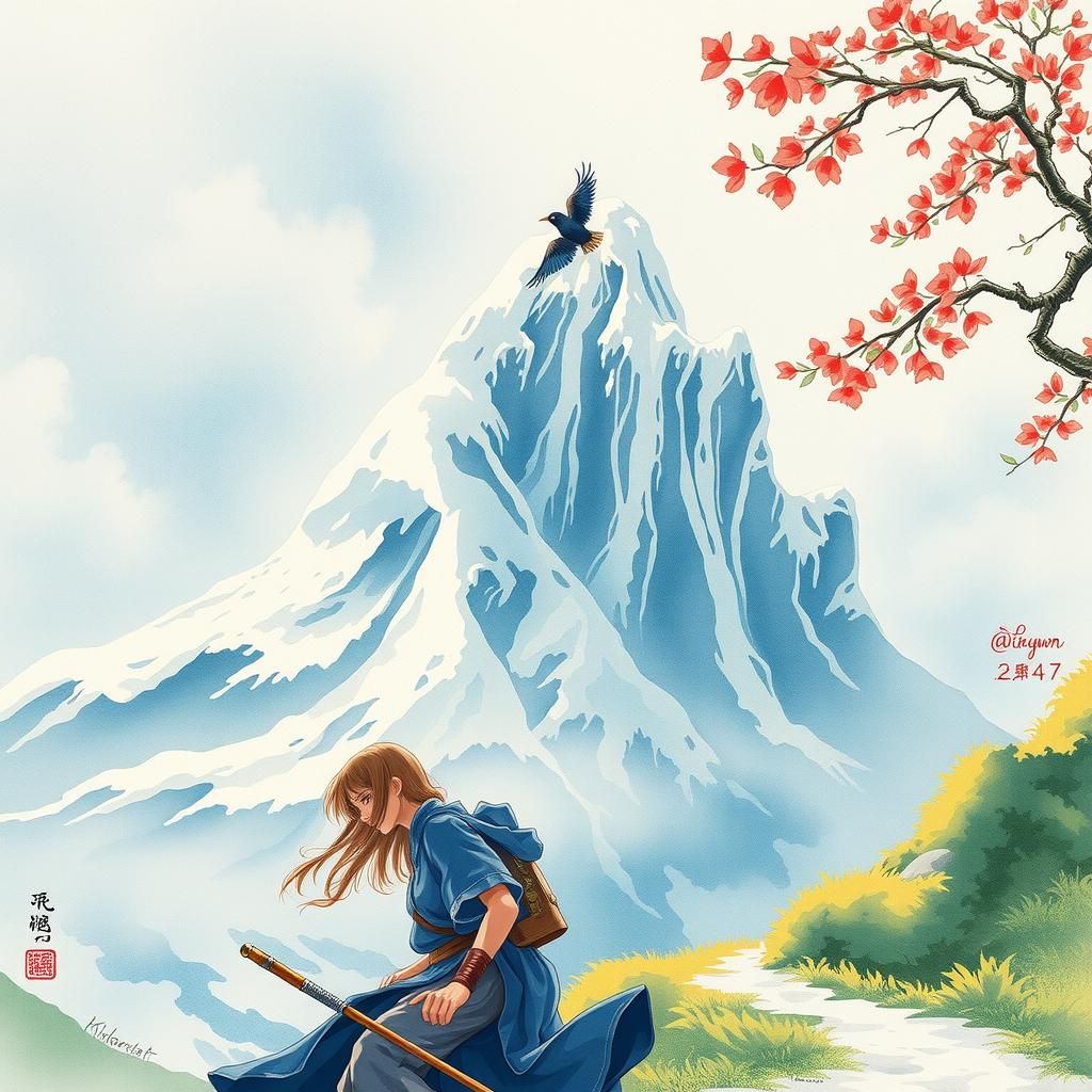 Eowyn in Rivendell Watercolor Art