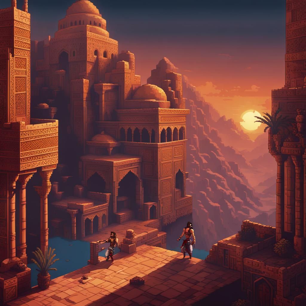 Prince of Persia: 16-bit Pixel Art Portrait