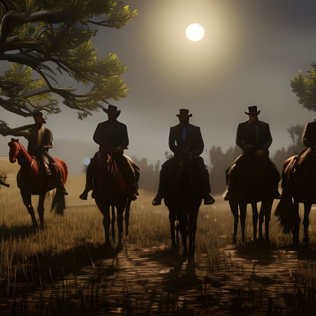 Red Dead Redemption 2 in Pixar Style