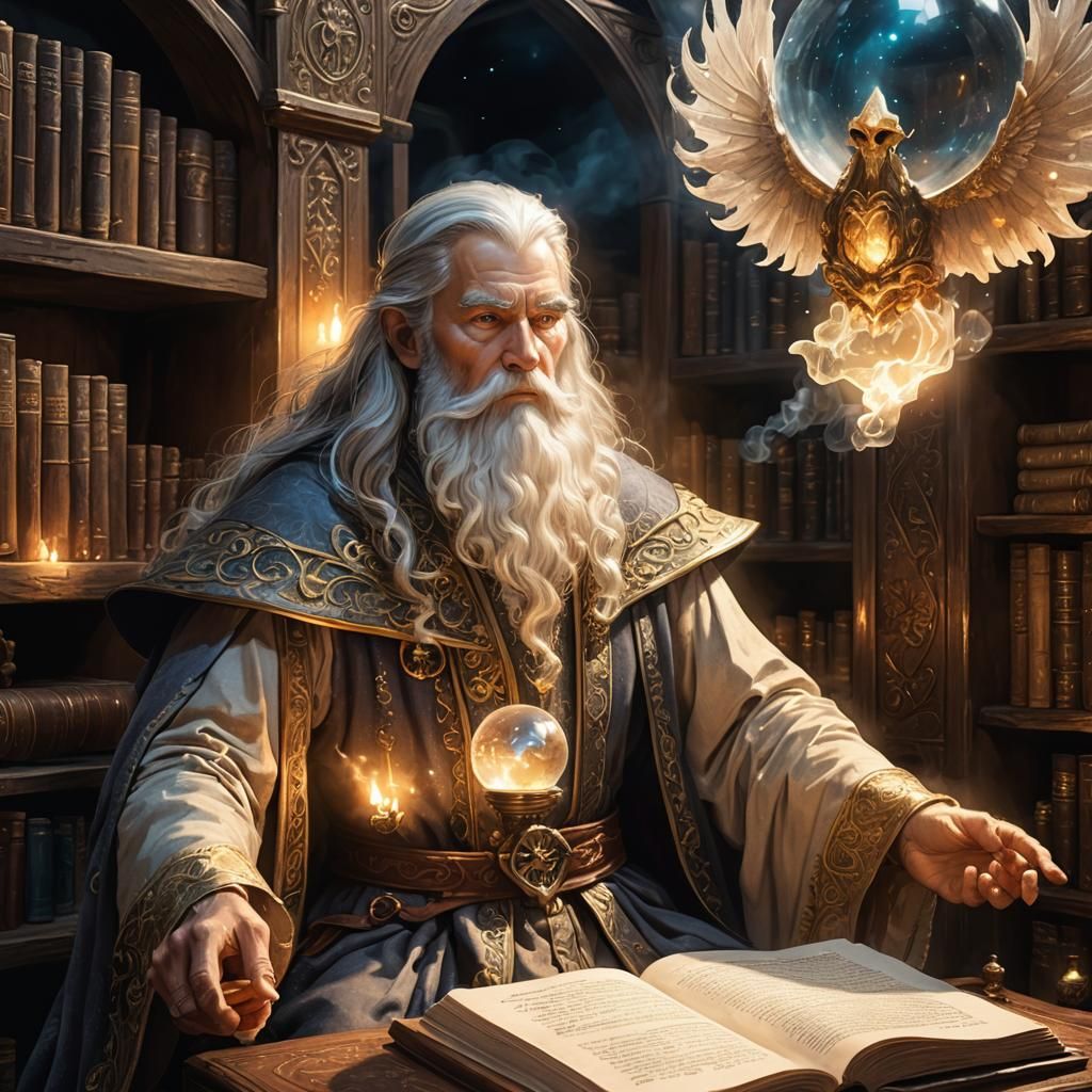 Wizard and Crystal Ball, Disney Animation Style