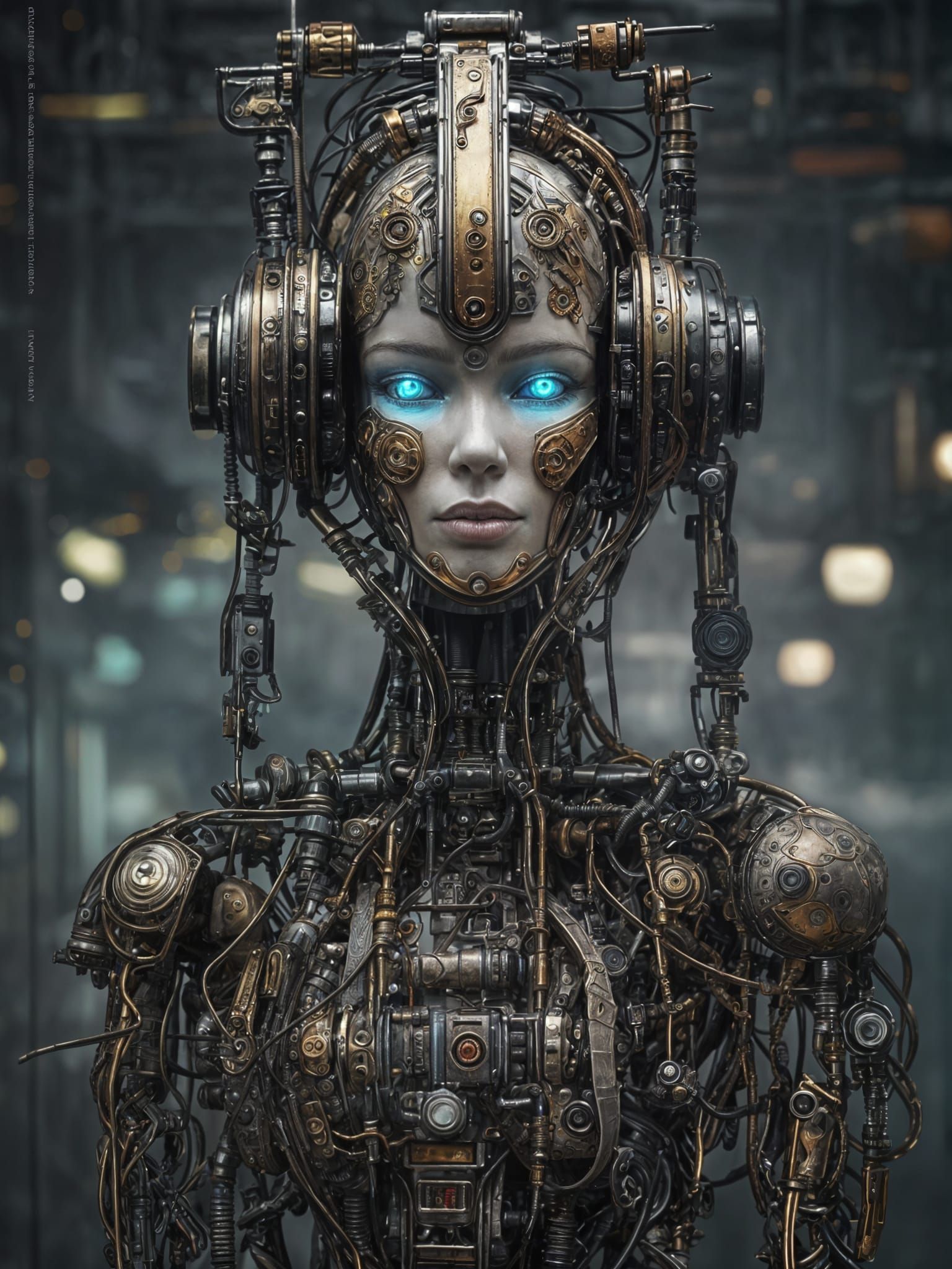 Steampunk Cyborg Marionette Digital Art Masterpiece