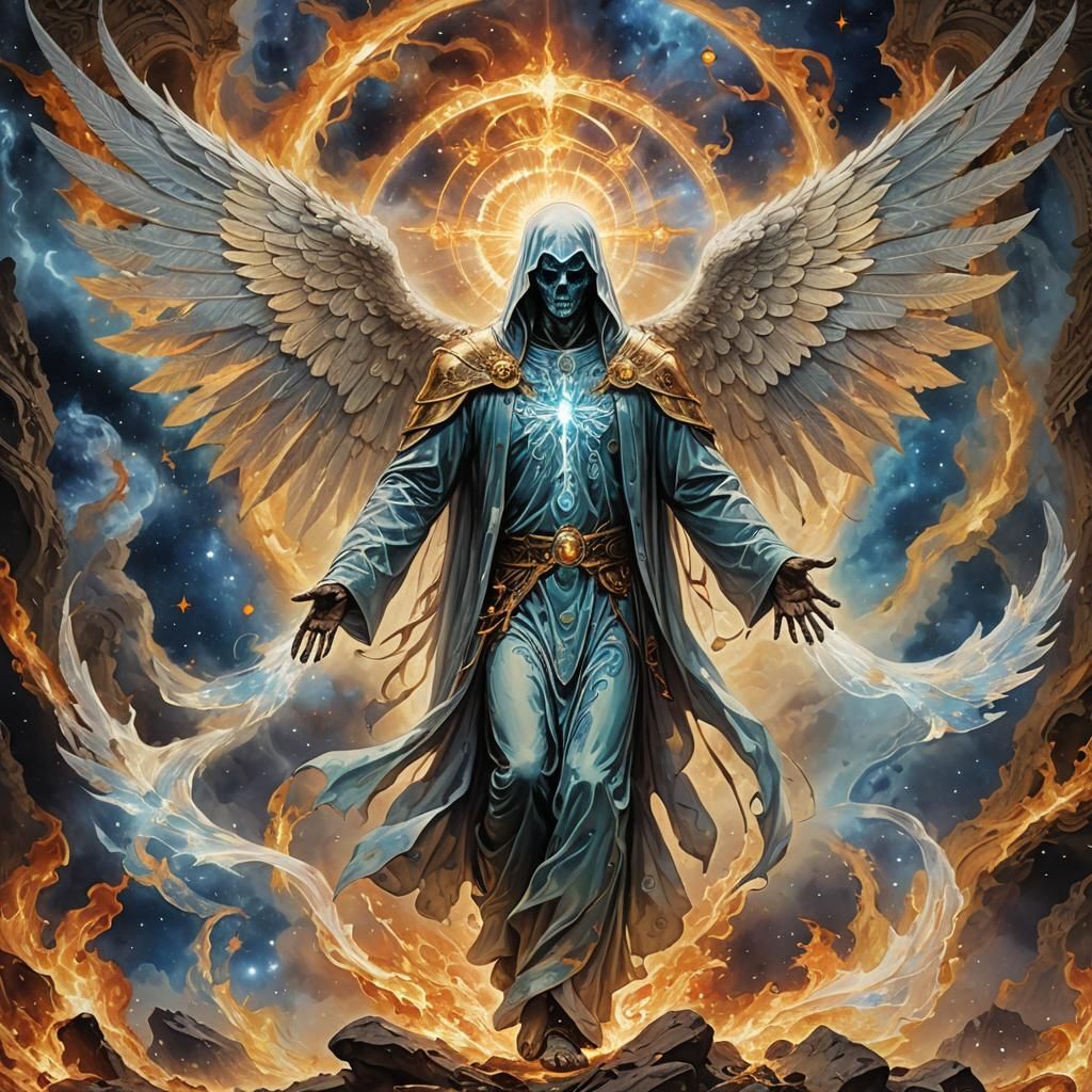 Cosmic Exorcist Walking Through Reality