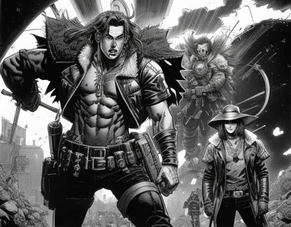 Gullywasher in Comic Book Art Style