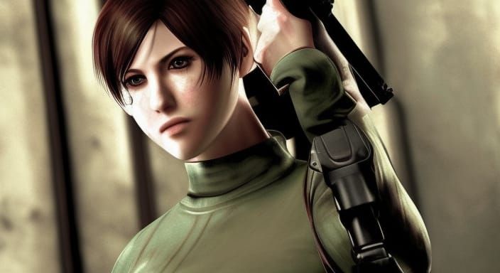 Resident Evil's Rebecca Chambers Character Art