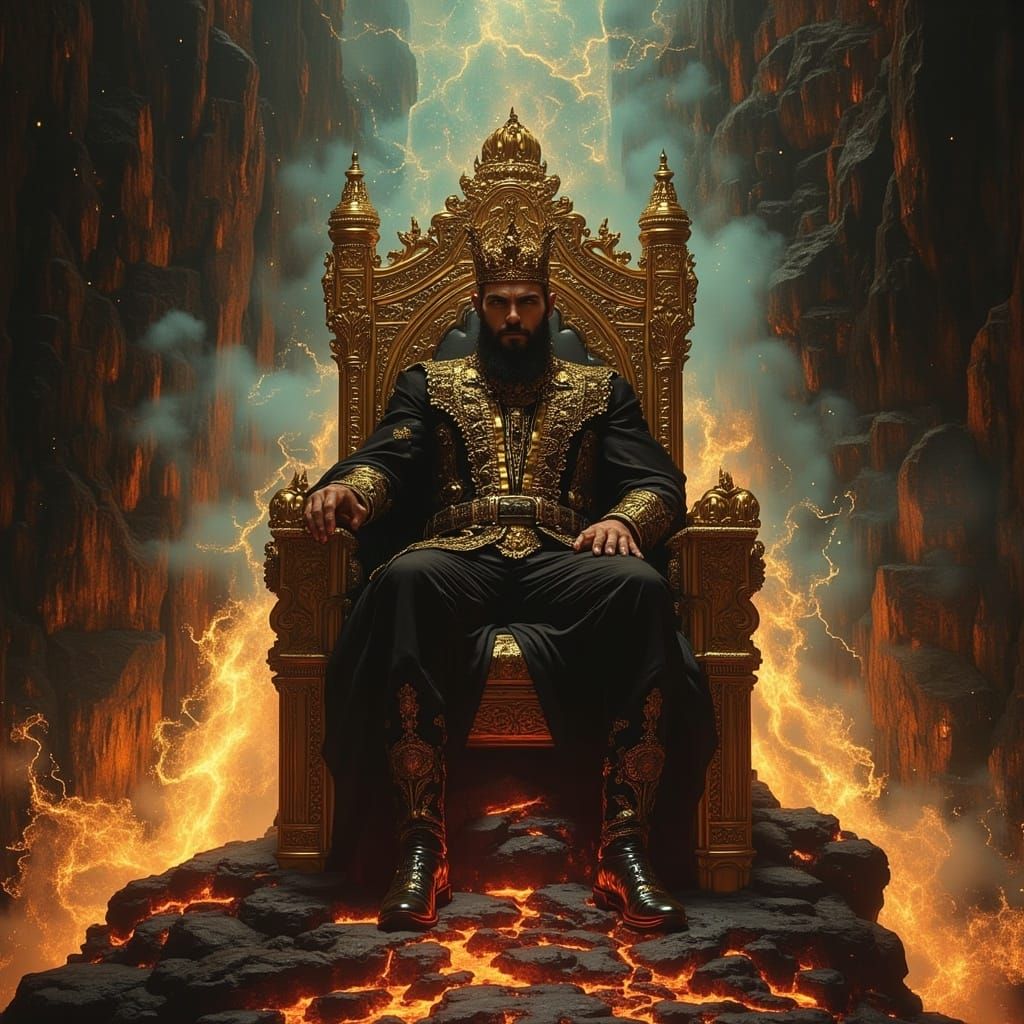 Royal Majesty in Dark Fantasy Art