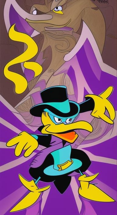 Darkwing Duck Cartoon Character