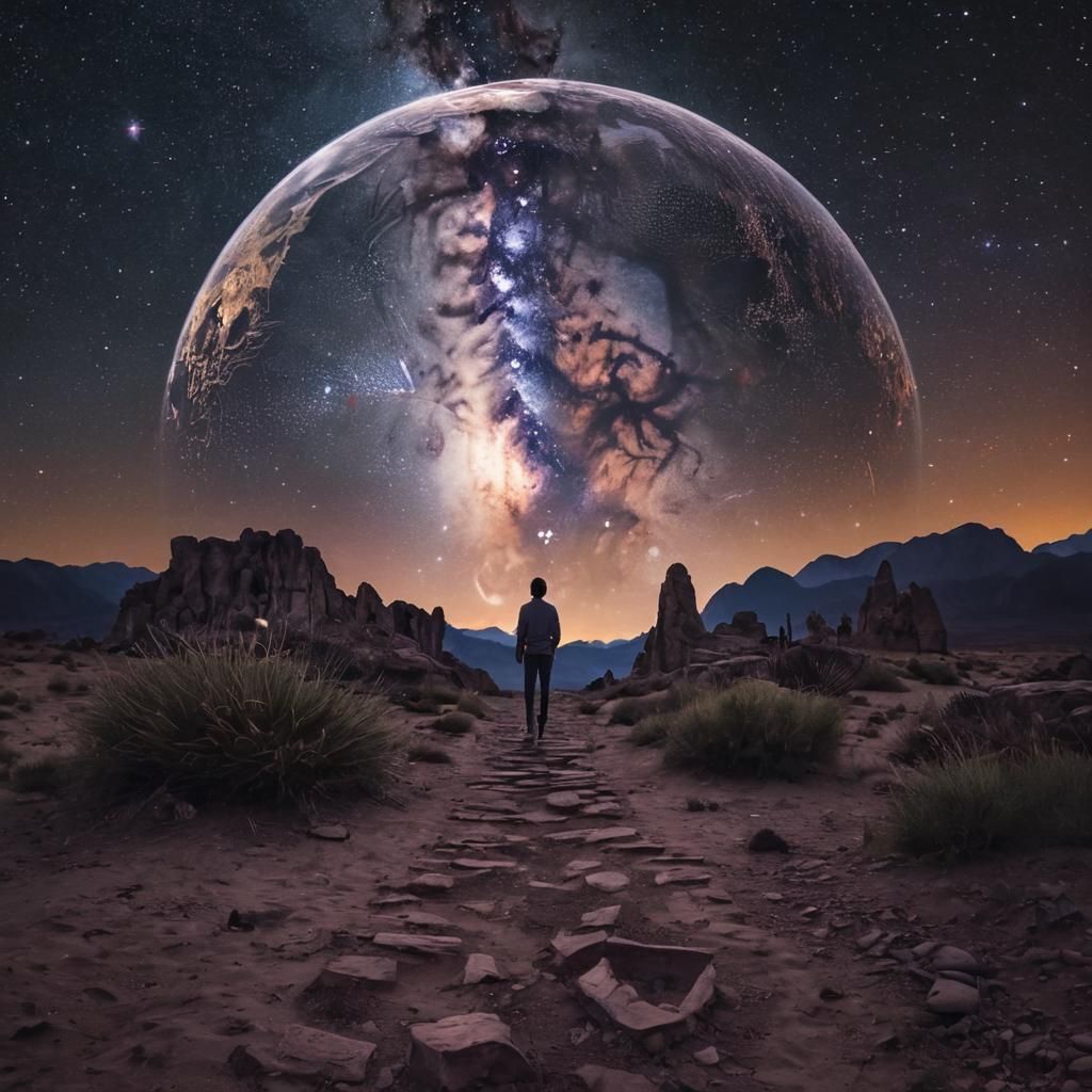 Surreal Dreamscape: A Journey Beyond the Stars