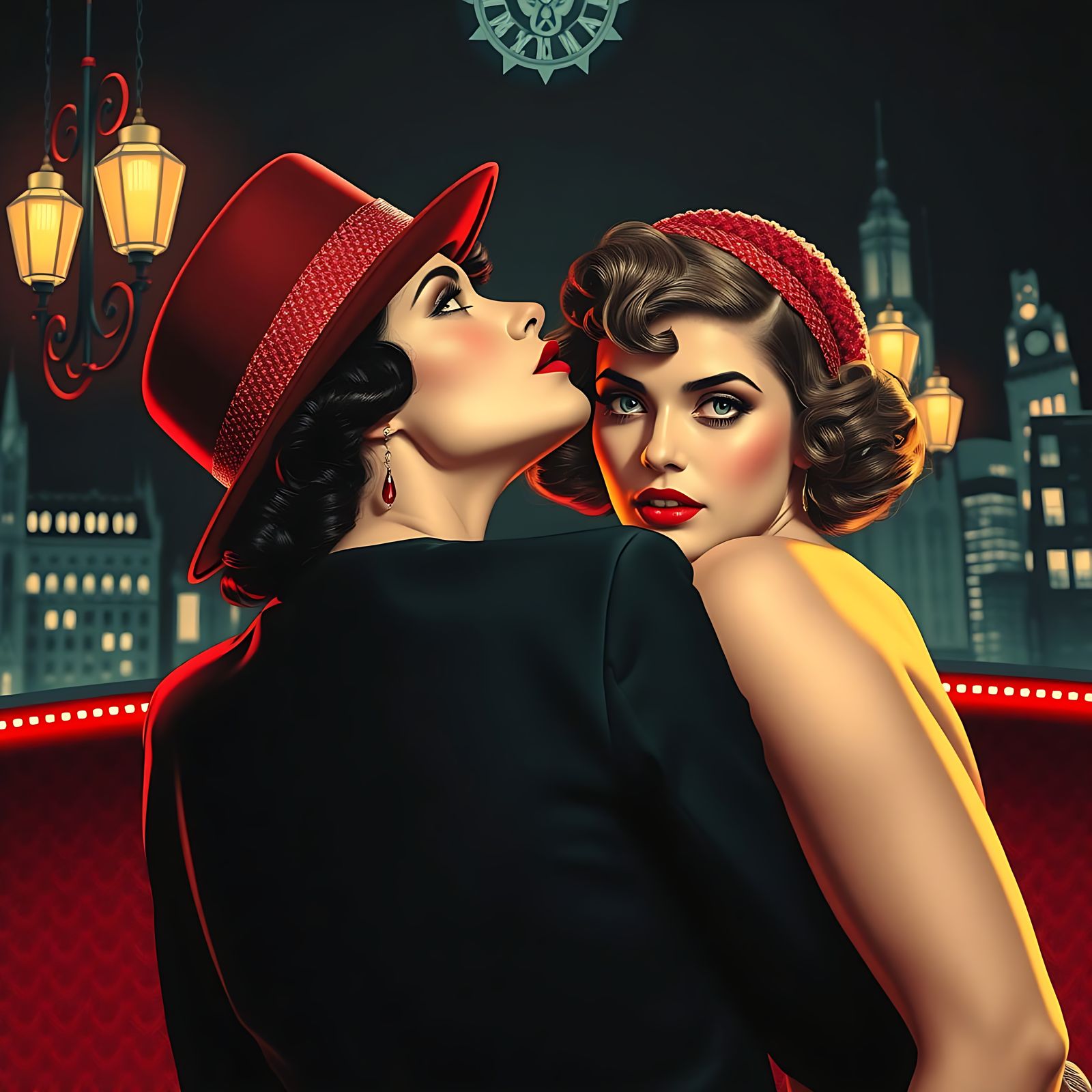 Vogueing . . . Art Deco style