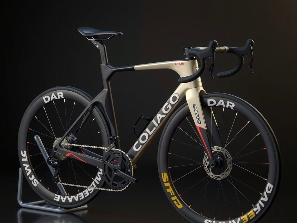 Futuristic Road Bike in Hyper-Realistic 3D Render